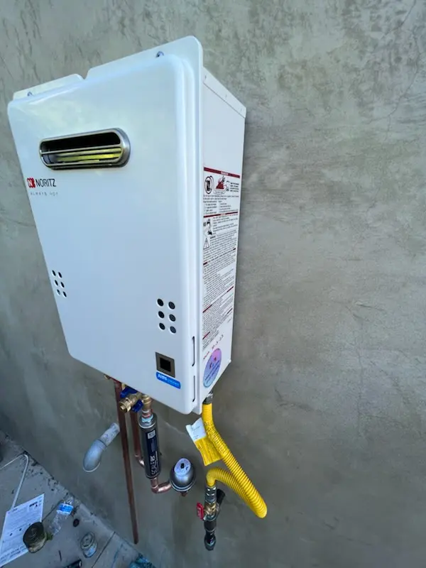 Tankless water heater installation for Dupont homes
